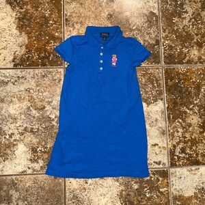Polo Ralph Lauren Girls Polo Bear Stretch Dress